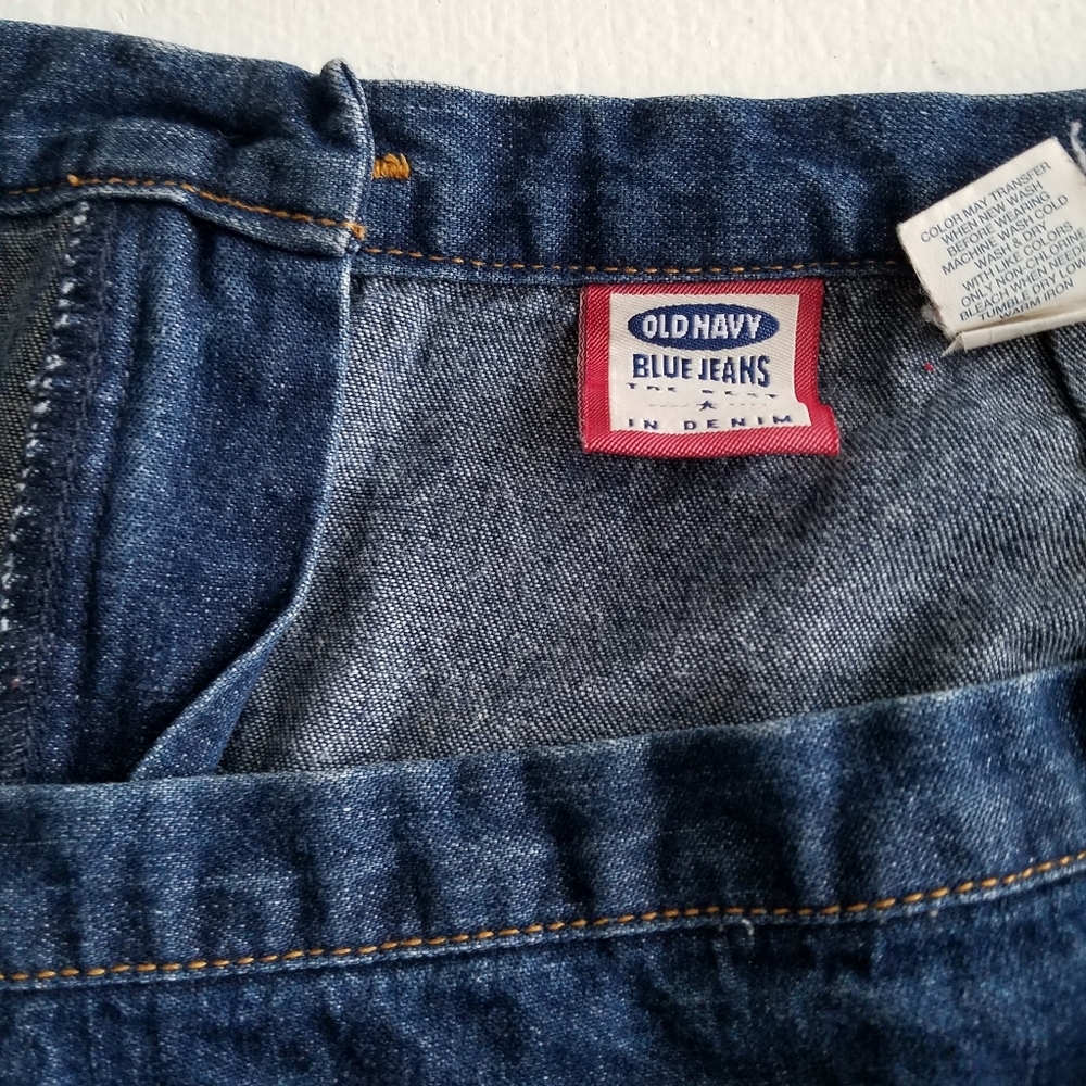 Pretty Dark Blue  Denim skirt size 16 Old  Navy - Picture 7 of 8